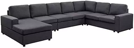 Modular Sectional Sofa with Reversible Chaise